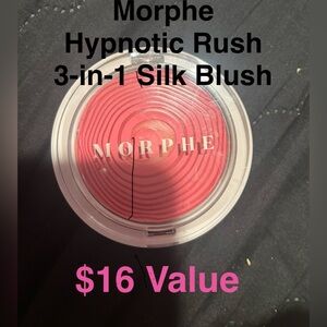 Morphe Huephoric Rush 3-in-1 Silk Blush - Pleasured Pink & Beauty Gift Bag!!